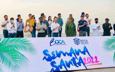 Encabeza Alcalde JM Unánue arranque de operativo de Semana Santa Boca del Río 2022