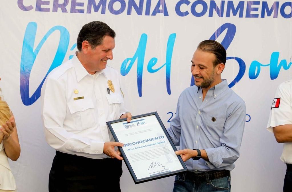 Reconoce Alcalde JM Unánue a Bomberos Conurbados Boca del Río-Veracruz en el Día del Bombero