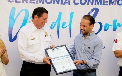 Reconoce Alcalde JM Unánue a Bomberos Conurbados Boca del Río-Veracruz en el Día del Bombero