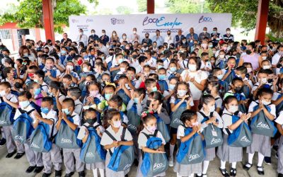 Boca Escolar continúa llegando a todas las escuelas primarias públicas de Boca del Río: Alcalde JM Unánue