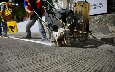 Seguimos trabajando en la rehabilitación e instalación de señalética de las principales avenidas de la ciudad: Alcalde JM Unánue