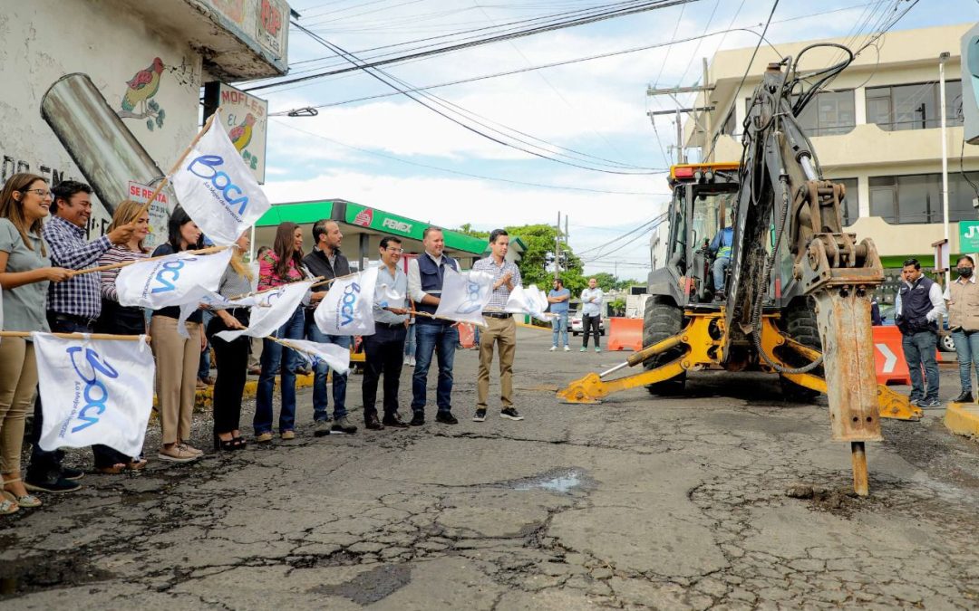 Inicia Alcalde JM Unánue construcción de red de agua potable y red de drenaje en el Fraccionamiento Virginia