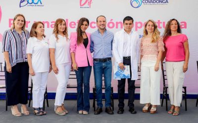 Alcalde JM Unánue y presidenta del DIF Municipal arrancan campaña de salud “Por una detección oportuna”