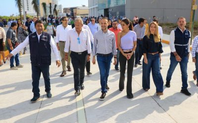 Inaugura Alcalde JM Unánue, la primera etapa de pavimentación de la Avenida Juan Pablo II
