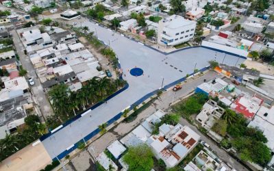 Supervisa Alcalde JM Unánue trabajos de rehabilitación del parque Dren B