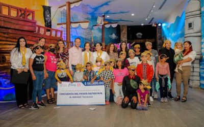 Entrega Alcalde JM Unánue donativo a la Asociación Mexicana de Ayuda a Niños con Cáncer (AMANC)