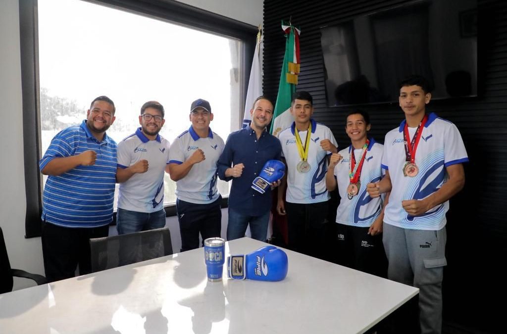 Reafirma Alcalde Juan Manuel Unánue su compromiso con atletas boqueños