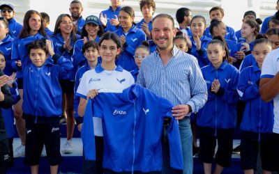 Abandera Alcalde JM Unánue delegación deportiva que irá a los Juegos Estatales CONADE 2023