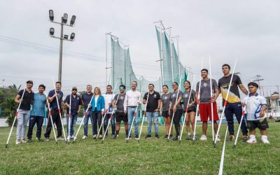 Respalda Alcalde JM Unánue a atletas con entrega de equipo y mejoras en la Unidad Deportiva “El Morro”