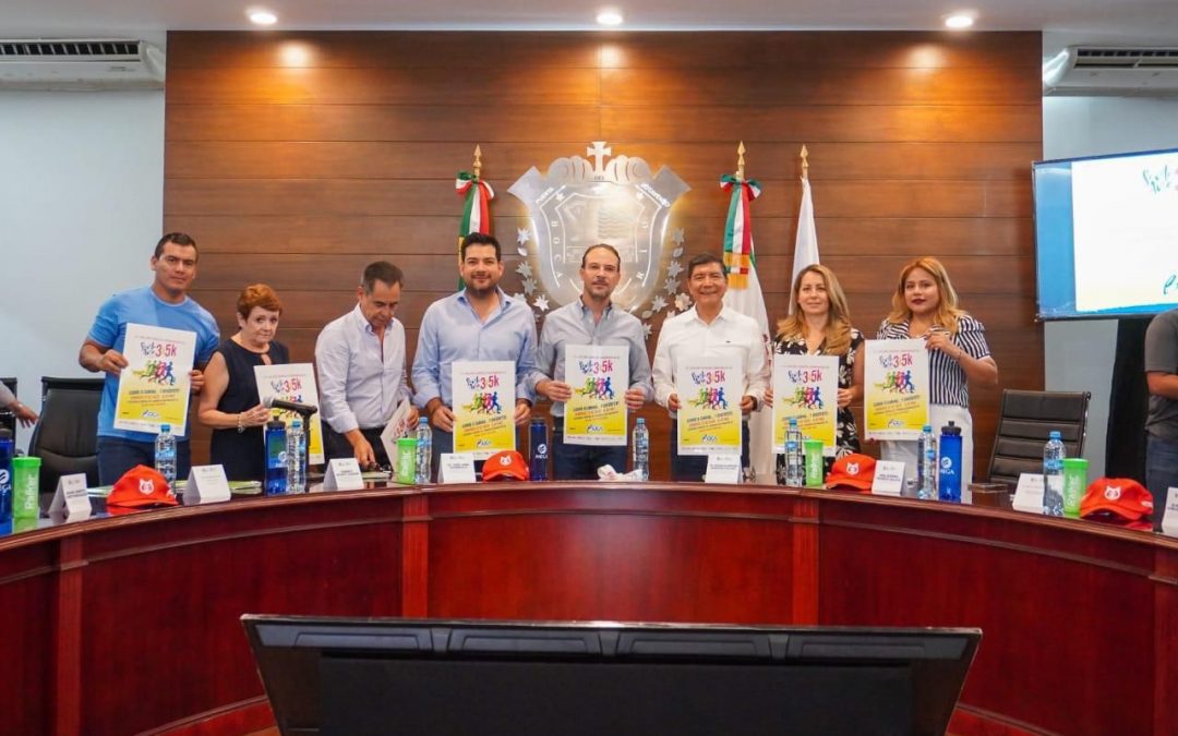 Presenta Alcalde JM Unánue la 3ra edición de la Carrera Santa Ana 2024