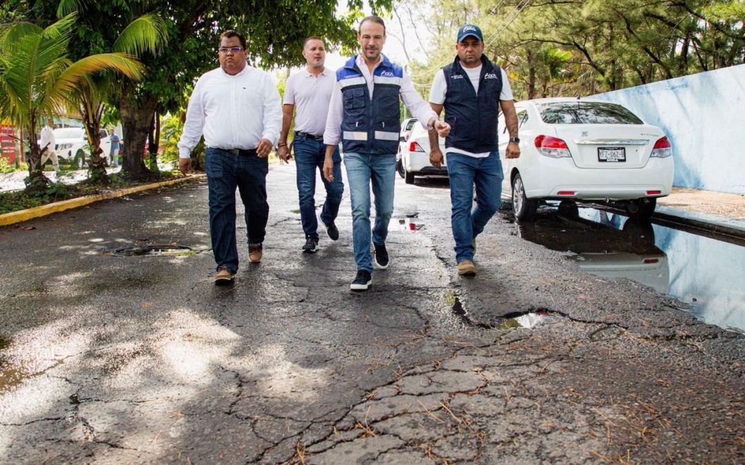 Alcalde JM Unánue repavimentará la calle Mar del Norte en el Fracc. Costa Verde