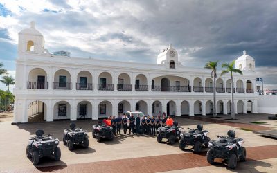 Entrega Alcalde JM Unánue cuatrimotos a Protección Civil municipal de Boca del Río